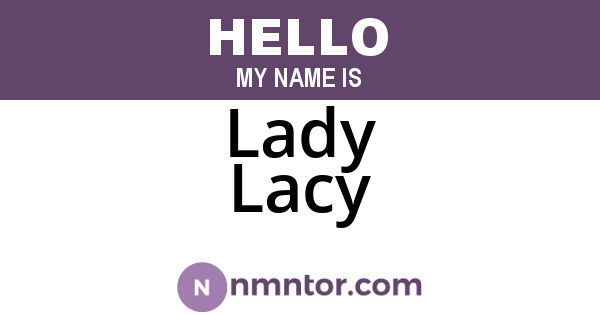 Lady Lacy