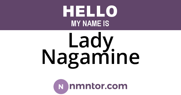 Lady Nagamine