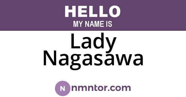 Lady Nagasawa