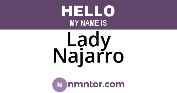 Lady Najarro