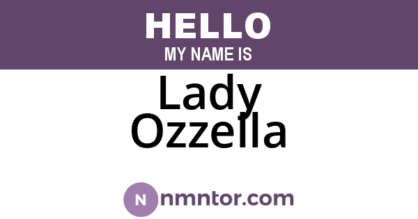 Lady Ozzella