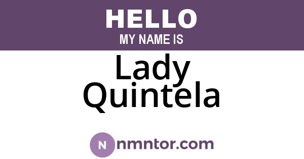Lady Quintela