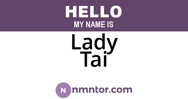 Lady Tai