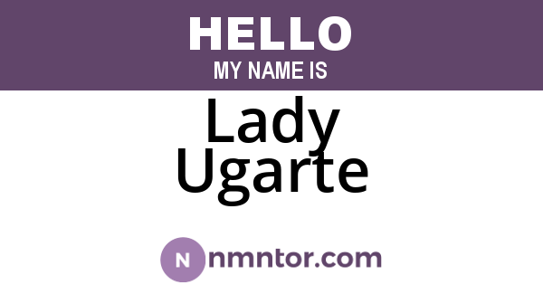 Lady Ugarte