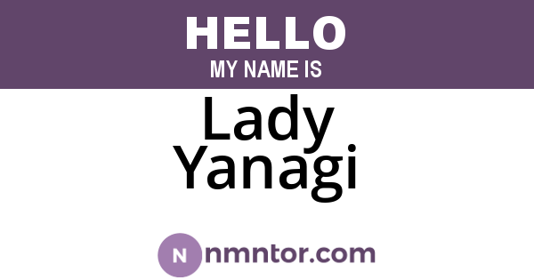 Lady Yanagi