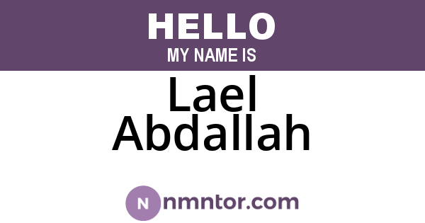 Lael Abdallah