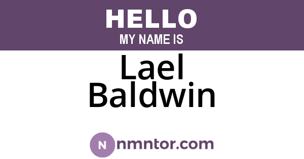 Lael Baldwin