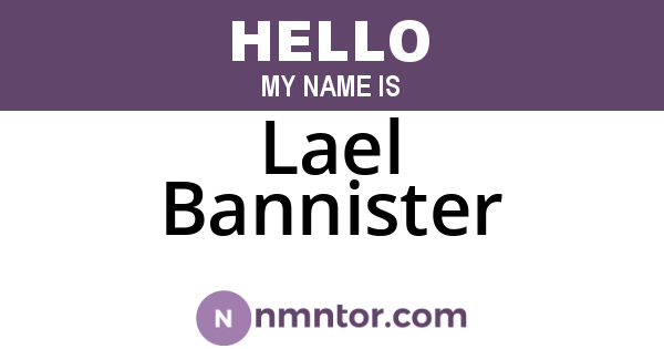 Lael Bannister