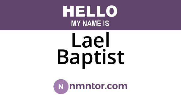 Lael Baptist