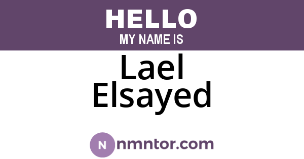 Lael Elsayed