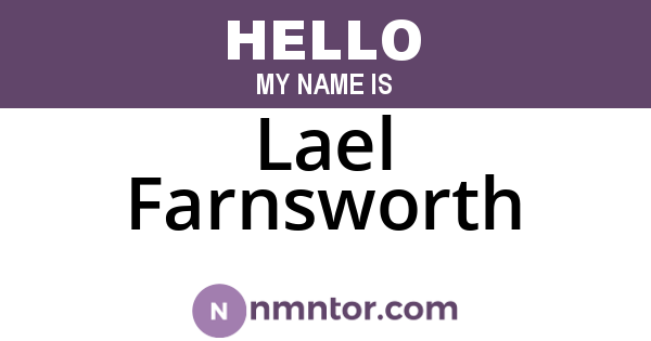 Lael Farnsworth