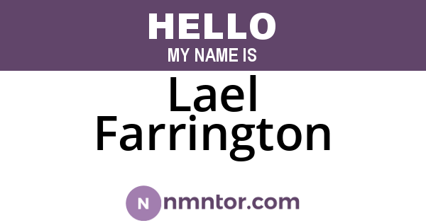 Lael Farrington
