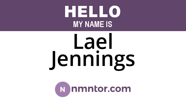 Lael Jennings