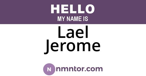 Lael Jerome