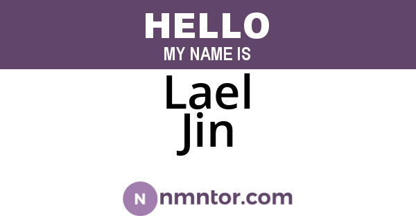 Lael Jin