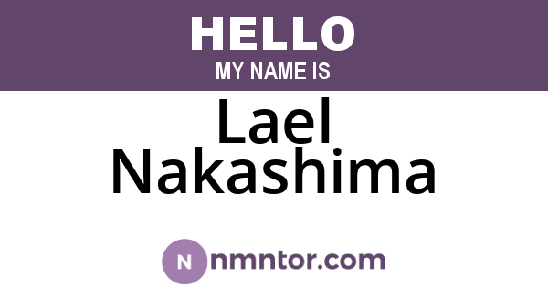 Lael Nakashima