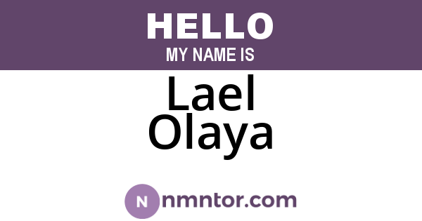 Lael Olaya