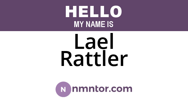 Lael Rattler