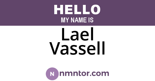Lael Vassell