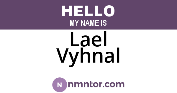 Lael Vyhnal