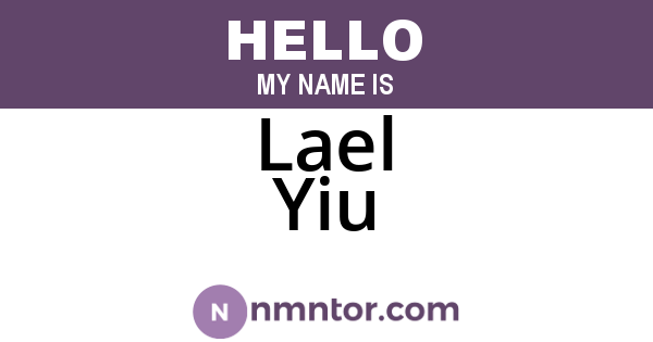 Lael Yiu