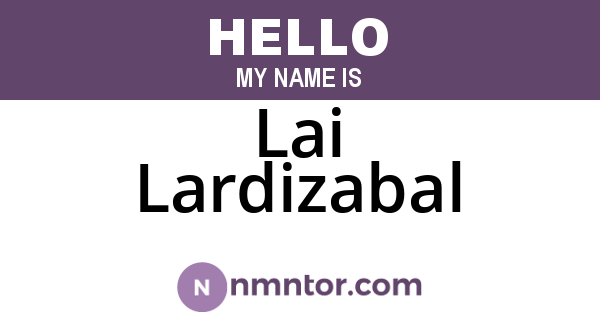 Lai Lardizabal