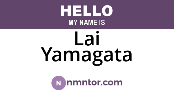 Lai Yamagata