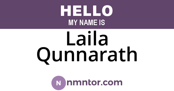 Laila Qunnarath