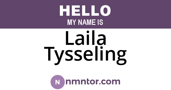 Laila Tysseling