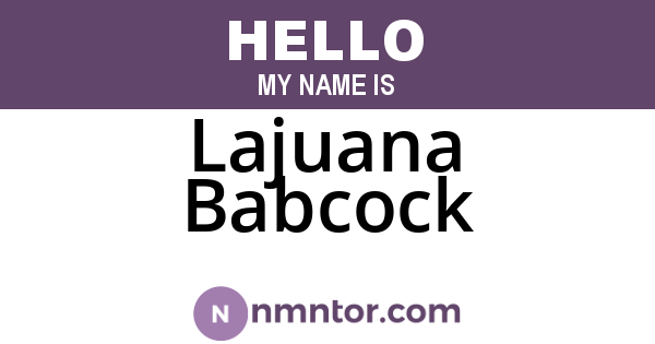 Lajuana Babcock