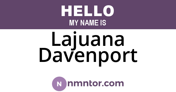 Lajuana Davenport