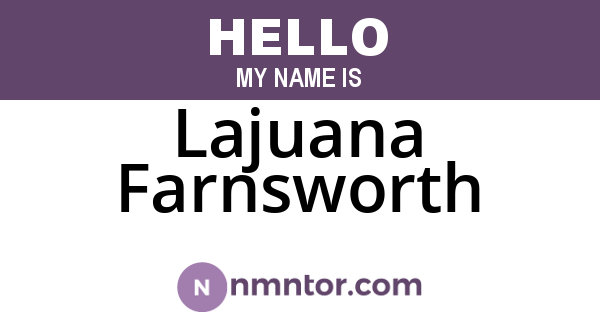 Lajuana Farnsworth