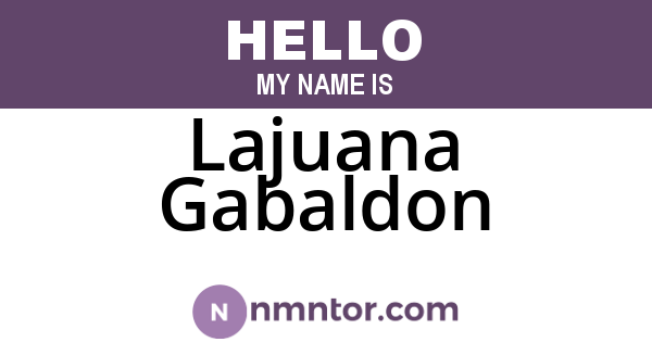 Lajuana Gabaldon