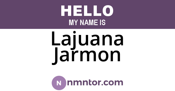 Lajuana Jarmon