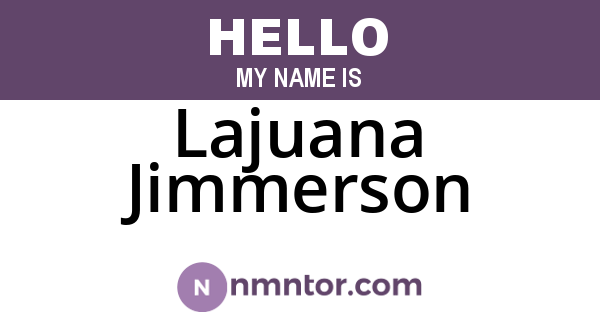 Lajuana Jimmerson