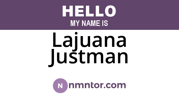 Lajuana Justman