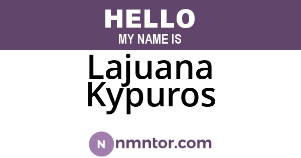 Lajuana Kypuros