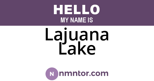Lajuana Lake