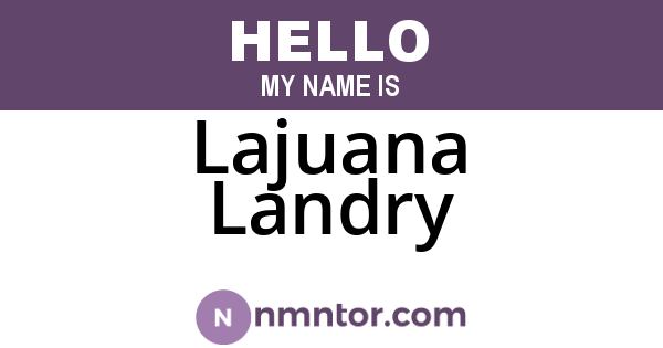Lajuana Landry