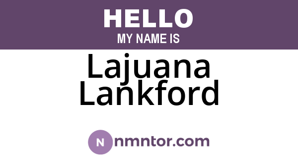 Lajuana Lankford