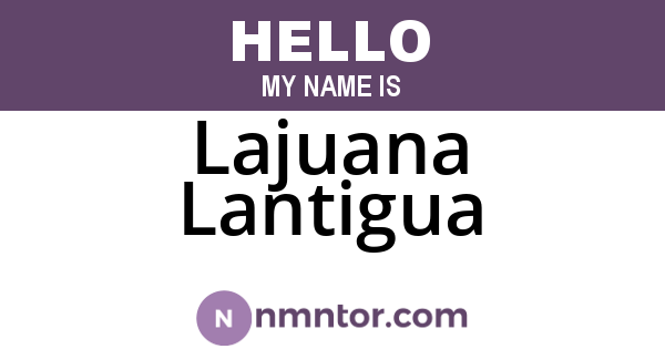 Lajuana Lantigua