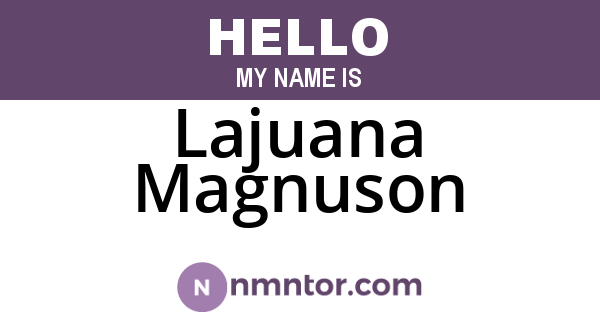 Lajuana Magnuson