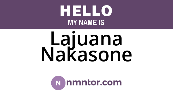 Lajuana Nakasone