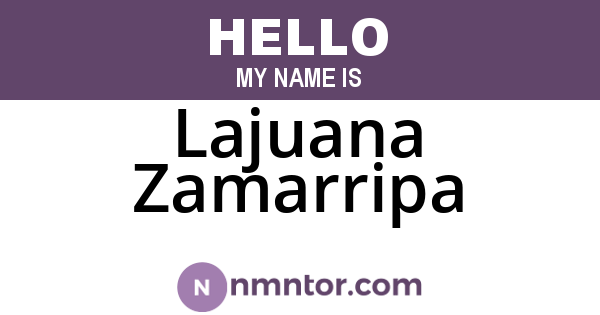 Lajuana Zamarripa