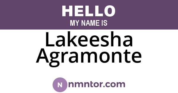 Lakeesha Agramonte