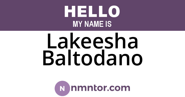 Lakeesha Baltodano