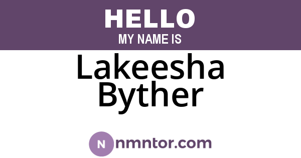 Lakeesha Byther