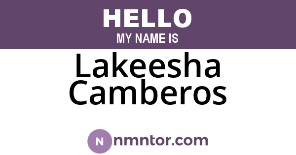 Lakeesha Camberos