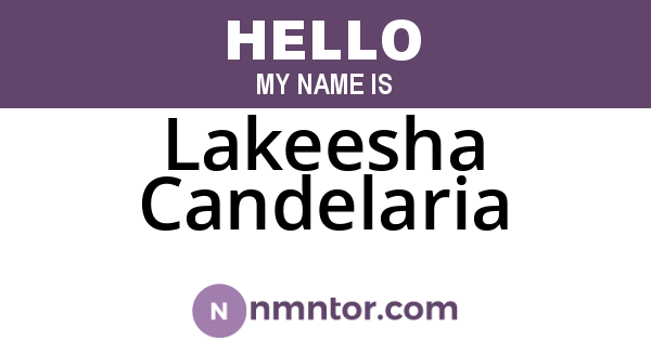 Lakeesha Candelaria