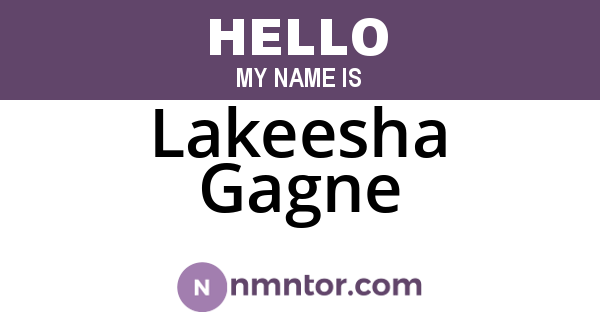Lakeesha Gagne